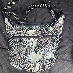 Lily Waters Black and white purse